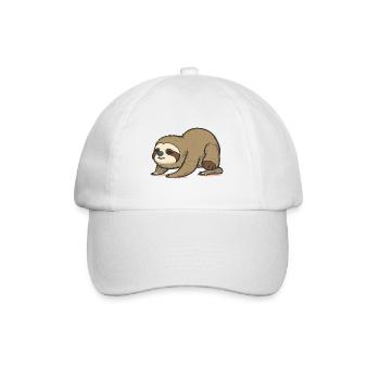 Zen Sloth - Baseball Cap - white/white - Front