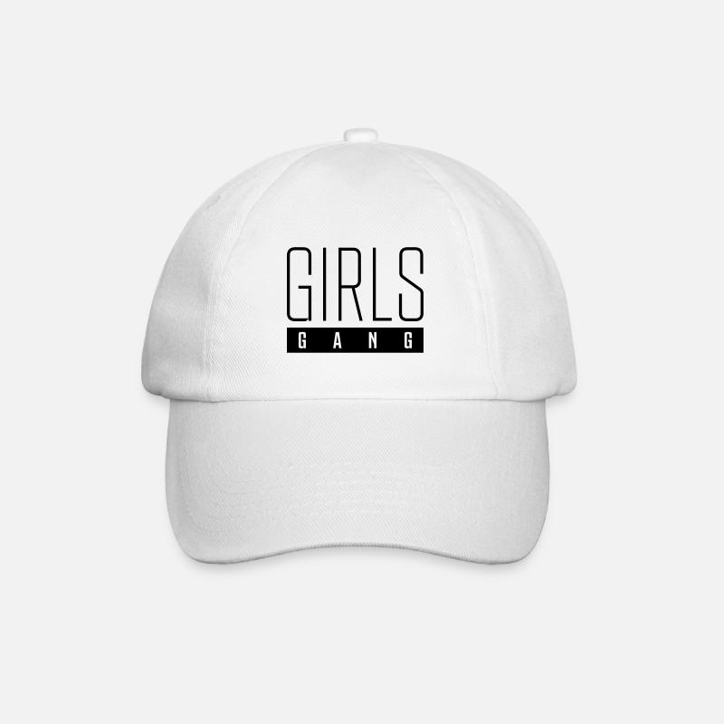 girls gang - Baseballkappe - Weiß/Weiß