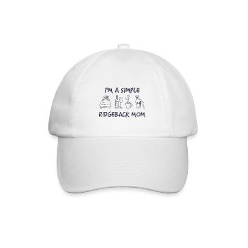 Ridgeback femme aime le café Ridgeback - Casquette classique - blanc/blanc - Devant