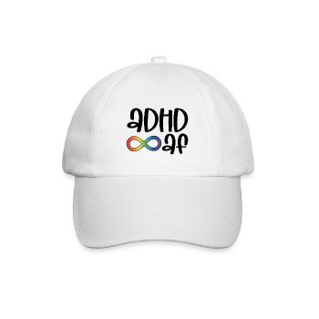 ADHS - Baseballkappe - Weiß/Weiß - Vorne