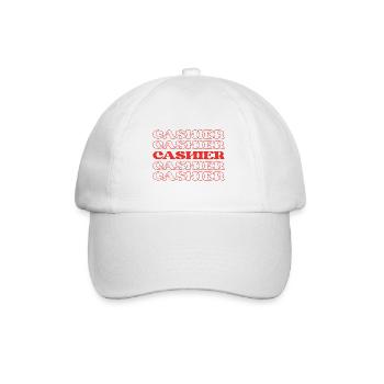 Caissier, Caissier, Caissier, Caissier, Commis Manutentionnaire - Casquette classique - blanc/blanc - Devant