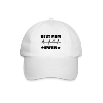 Mama - Baseballkappe - Weiß/Weiß - Vorne
