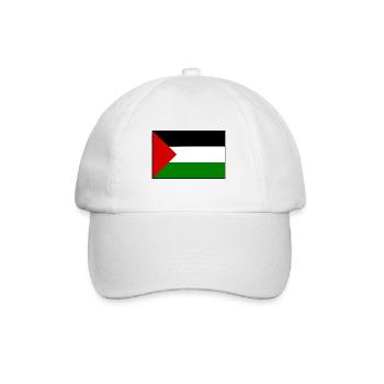 Palestina - Baseballkappe - Weiß/Weiß - Vorne