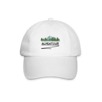 Wandern Alpen - Baseballkappe - Weiß/Weiß - Vorne