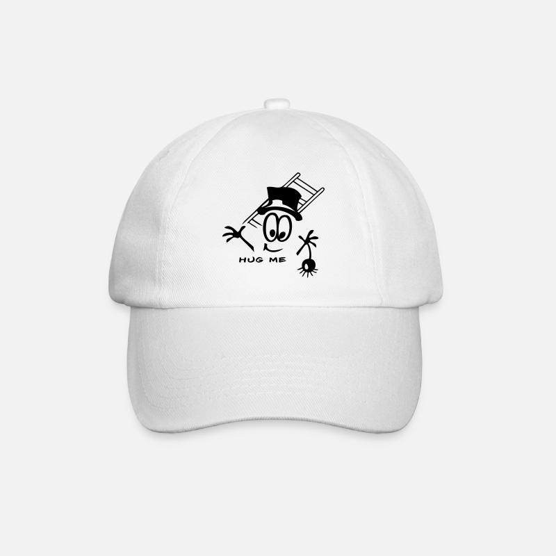 Schornsteinfeger Glücksbringer - Baseballkappe - Weiß/Weiß