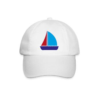 bateau à voile - Casquette classique - blanc/blanc - Devant