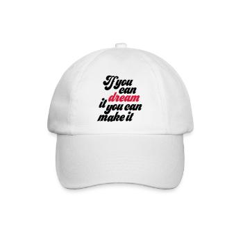 motivation - Baseball Cap - white/white - Front