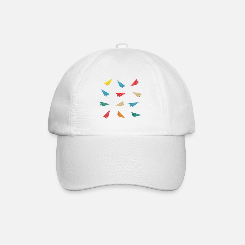 Paper flyer paper planes Paper planes - Baseball Cap - white/white
