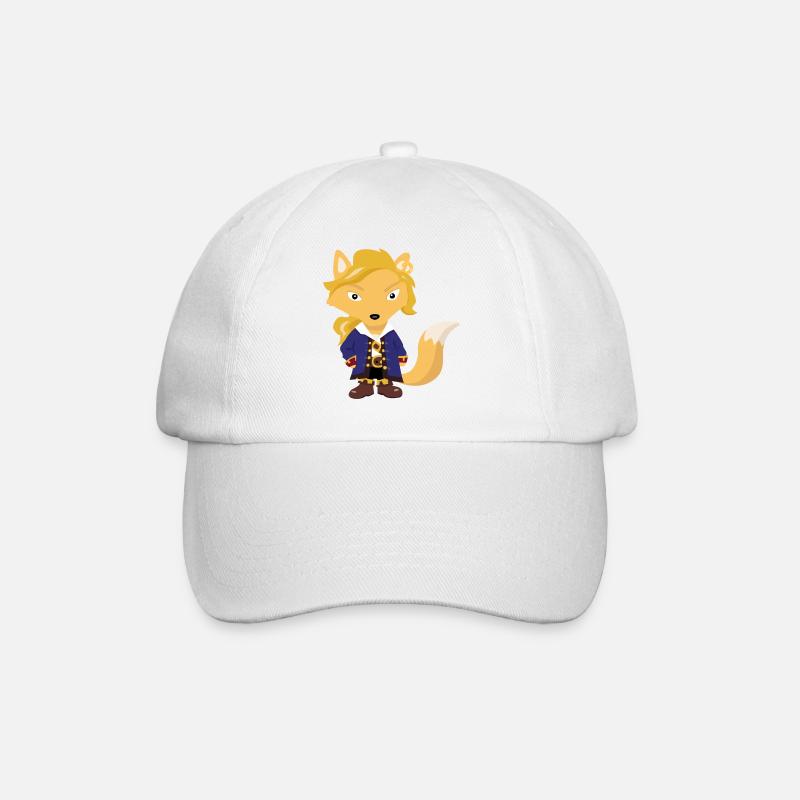 Fox Guybrush - Baseball Cap - white/white