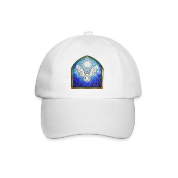 Hibou et Lune - Casquette classique - blanc/blanc - Devant
