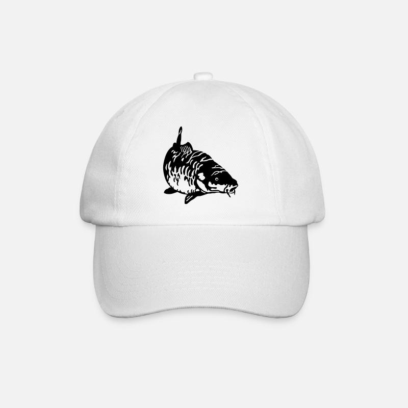Carp - Casquette classique - blanc/blanc