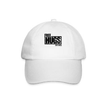 Câlins gratuits pour chiens - Casquette classique - blanc/blanc - Devant