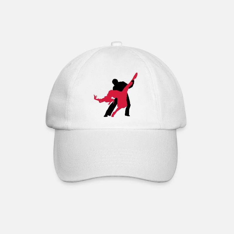 Tanzpaar - Baseballkappe - Weiß/Weiß