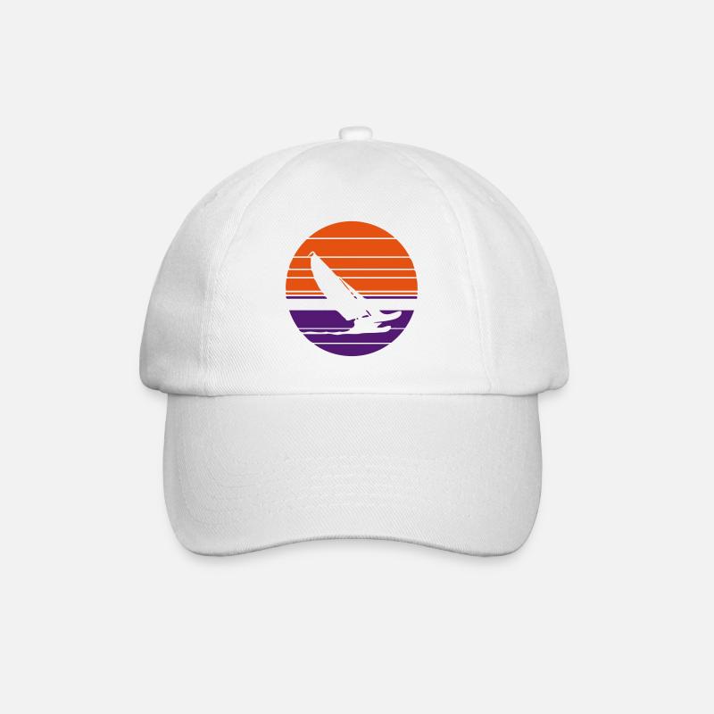 Cat Sailing 2C - Baseballkappe - Weiß/Weiß