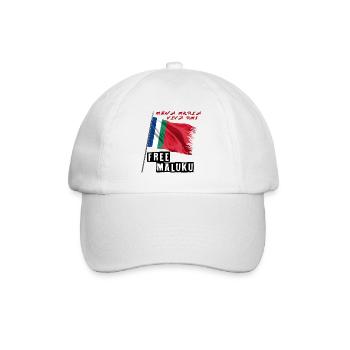 Free Maluku - Baseball Cap - white/white - Front
