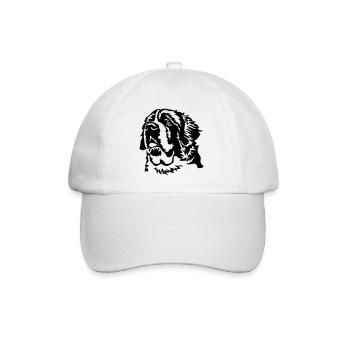 Tête de Saint Bernard - Casquette classique - blanc/blanc - Devant