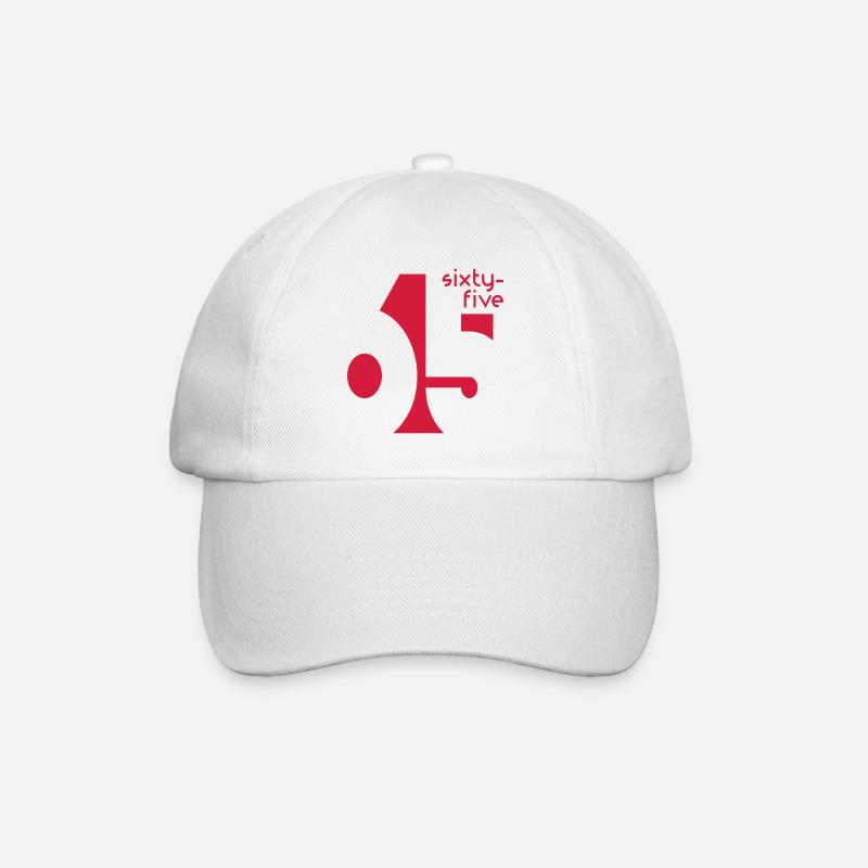 65 sixty-five - Baseballkappe - Weiß/Weiß