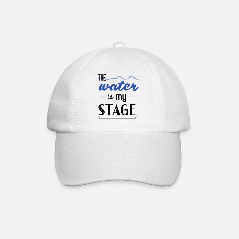 The water is my stage - Casquette classique - blanc/blanc