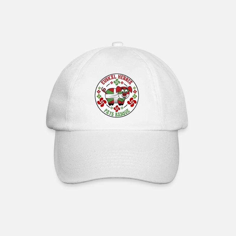 Cochon jambon Bayonne - Casquette classique - blanc/blanc