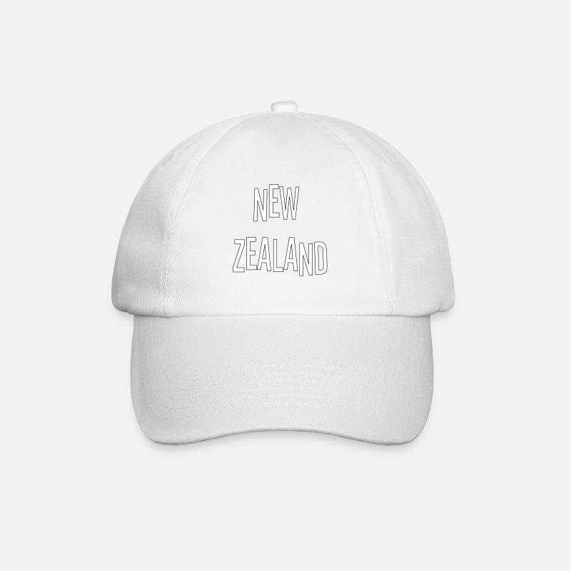 Nouvelle-Zélande - Casquette classique - blanc/blanc