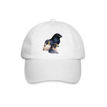Corbeau et faucons - Casquette classique - blanc/blanc - Devant