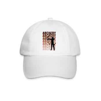 Tir à l'arc Tir à l'arc - Casquette classique - blanc/blanc - Devant