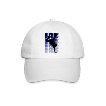 hiphop - Baseballkappe - Weiß/Weiß - Vorne