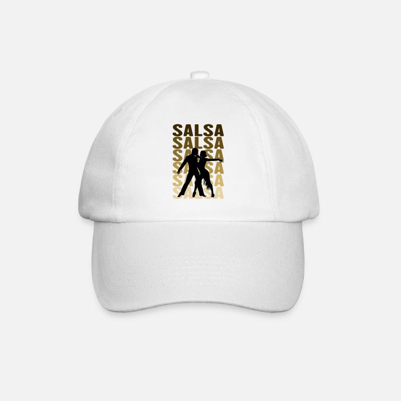 Salsa dance - Baseballkappe - Weiß/Weiß