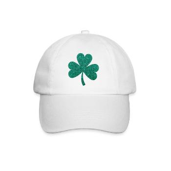 Cadeau de la Saint-Patrick pour les femmes et les filles Shamrock - Casquette classique - blanc/blanc - Devant