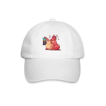 fat lady dragon - Casquette classique - blanc/blanc - Devant
