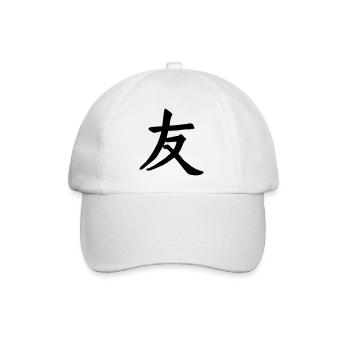 Vecteur chinois d’ami - Casquette classique - blanc/blanc - Devant