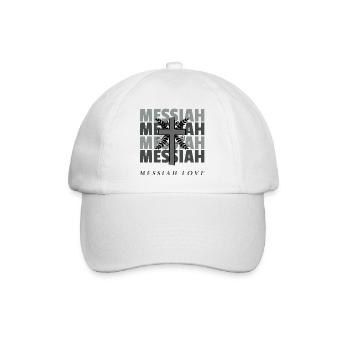 T-shirts chrétiens | MESSIA LOVE - Casquette classique - blanc/blanc - Devant