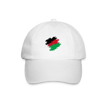 Malawi couleurs drapeau drapeau brosse - Casquette classique - blanc/blanc - Devant