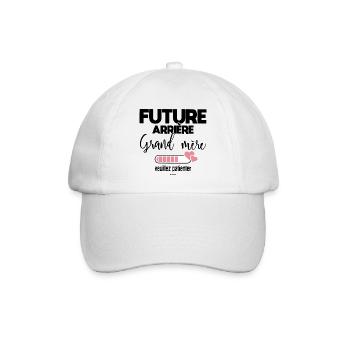 Future arrière grand mère - Casquette classique - blanc/blanc - Devant
