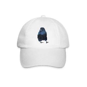 Raven Crow Walking - Baseball Cap - white/white - Front