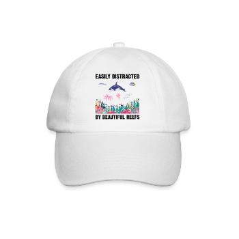 Récifs Océan Mer Biologiste Marin Plongeur Plongeurs - Casquette classique - blanc/blanc - Devant