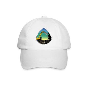 Pelle détachable - Casquette classique - blanc/blanc - Devant