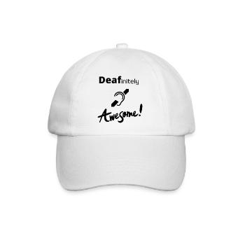 Tee shirt sourd - Casquette classique - blanc/blanc - Devant