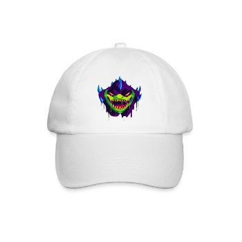 A Beautiful and Fun Slaadi Dragon Design - Baseball Cap - white/white - Front