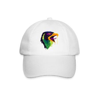 A Beautiful and Fun Griffin Eagle Design - Baseball Cap - white/white - Front