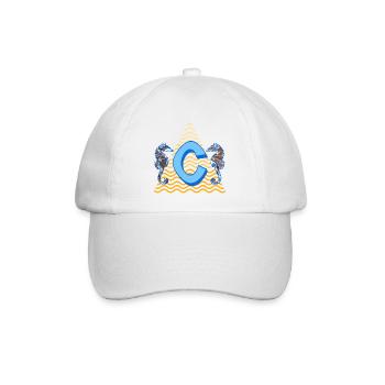 seepferdchen e 262 c - Baseballkappe - Weiß/Weiß - Vorne