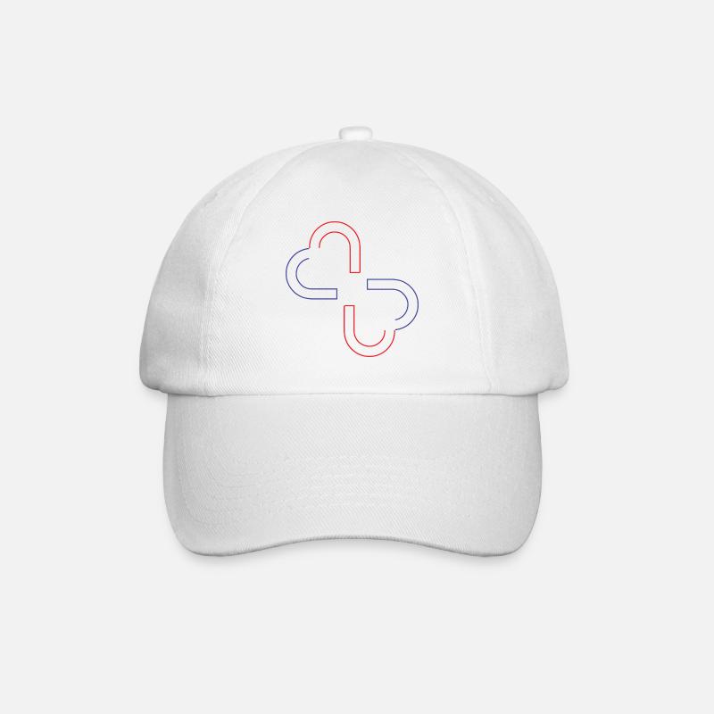 Dual Core - Baseball Cap - white/white