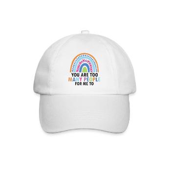 Dyslexia Therapy for Dyslexia Month - Baseball Cap - white/white - Front