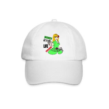 Women life freedom - Casquette classique - blanc/blanc - Devant
