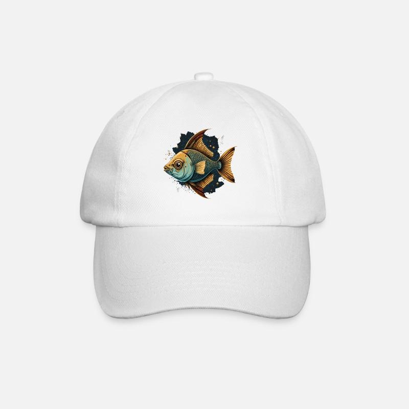 Poisson à l’état sauvage - Casquette classique - blanc/blanc