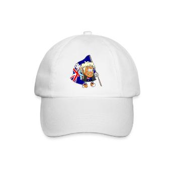 Fan de bière d’Australie - Casquette classique - blanc/blanc - Devant