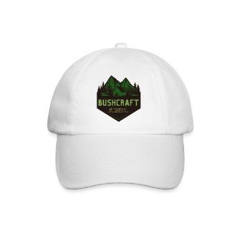 Bushcraft survival - Baseball Cap - white/white - Front
