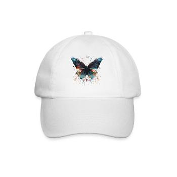 Beauté épanouie du papillon - Casquette classique - blanc/blanc - Devant