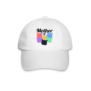 Katzenmutter - Mère des chats - Casquette classique - blanc/blanc - Devant