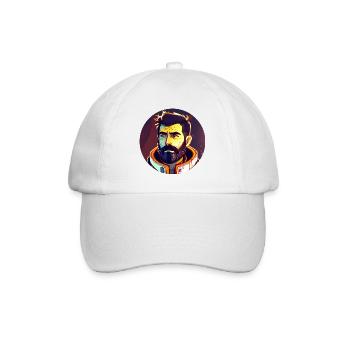 Anime Pilot - Baseball Cap - white/white - Front
